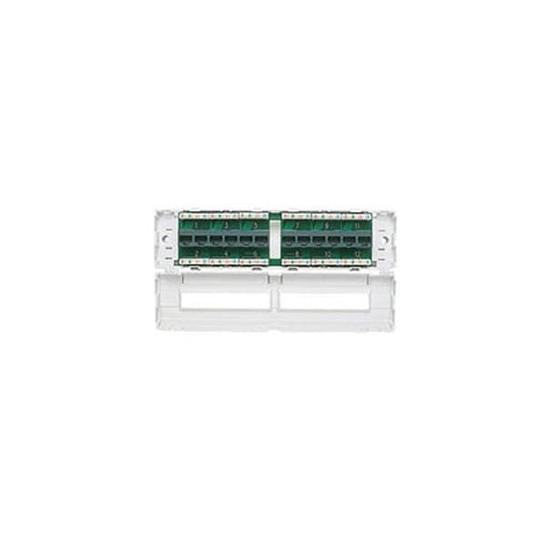 Electrical Box, Modular Cat 5E Patch Panel Box, 12-Port